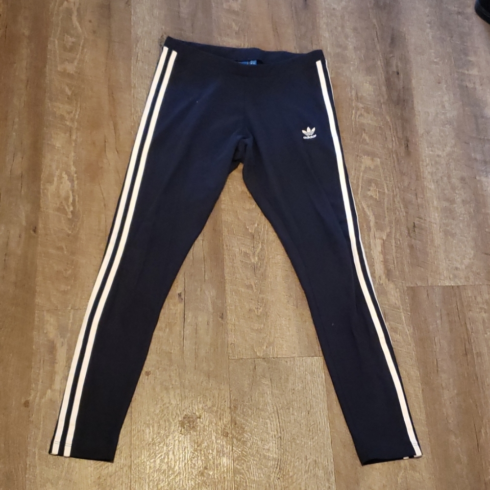 adidas navy blue leggings